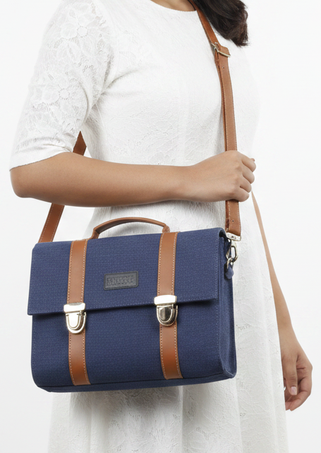 Navy Blue Smart Essentials Bag