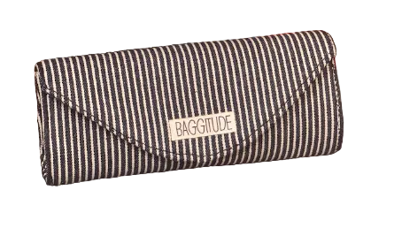 Stripe Sunglasses Pouch