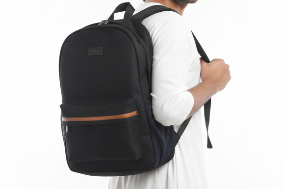 Black Explorer Bag Pack