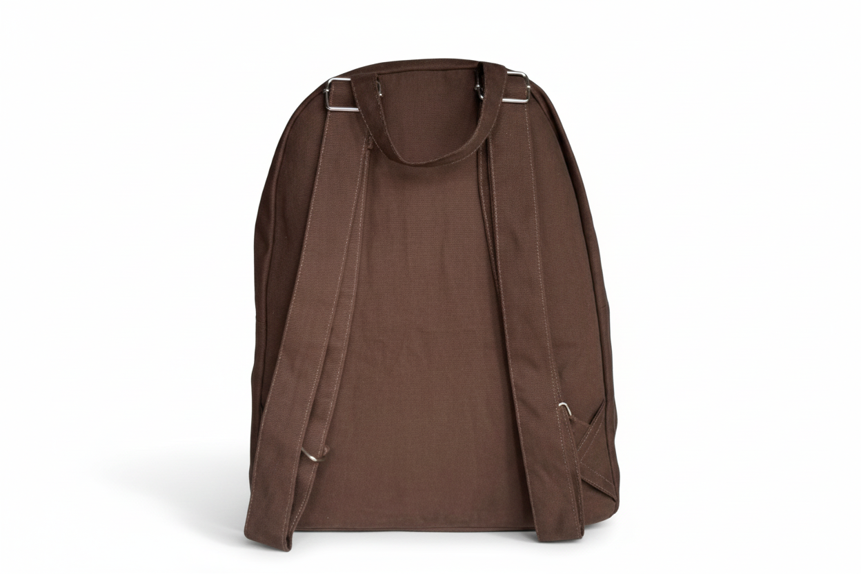 Chocolate Canvas Laptop Backpack