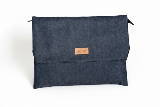 Denim Sleeve Laptop Bag
