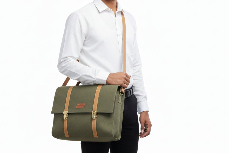 Green Laptop Bag