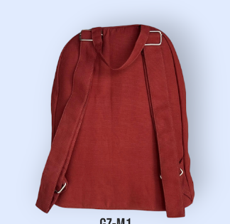 Red Canvas Laptop Backpack