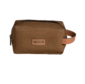Brown Black Smart Carry Pouch Bag